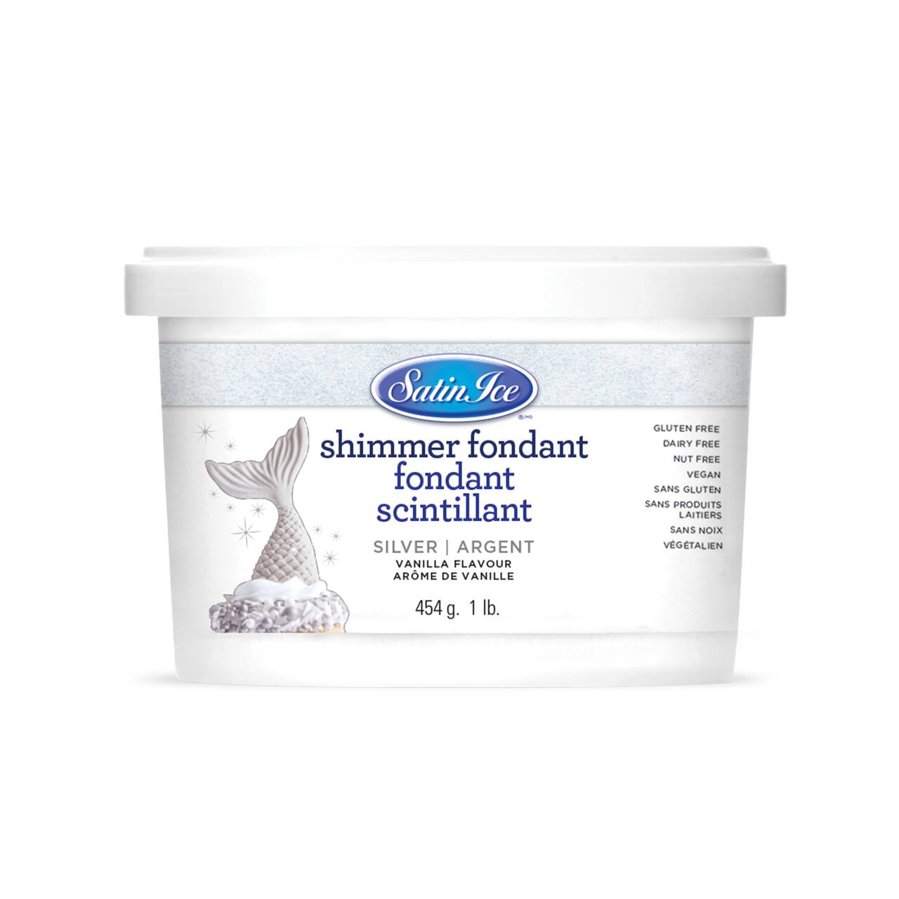 Satin Ice® 1lb. Vanilla Shimmer Fondant